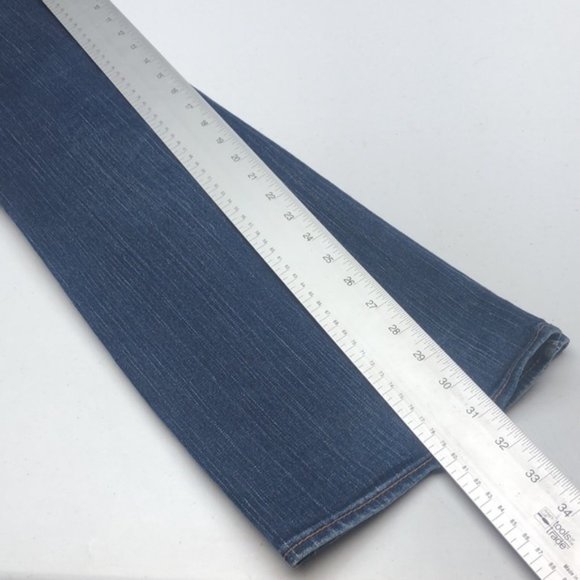 RETRO SILVER AIKO BOOTCUT JEANS 29x31 EMBOSSED PATCH 😎 - Picture 7 of 14